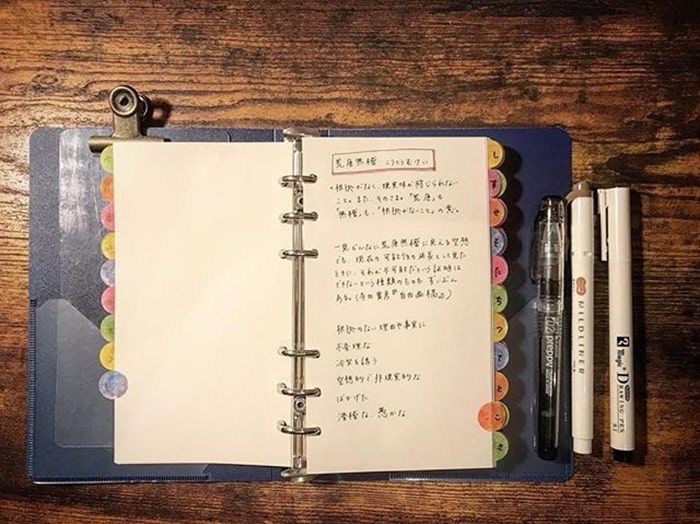Thiết lập sổ tay từ vựng tiếng Nhật -phương pháp học tiếng Nhật độc đáo