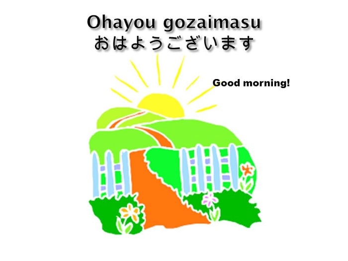Các cách chào buổi sáng bằng tiếng Nhật  chuẩn Nhật